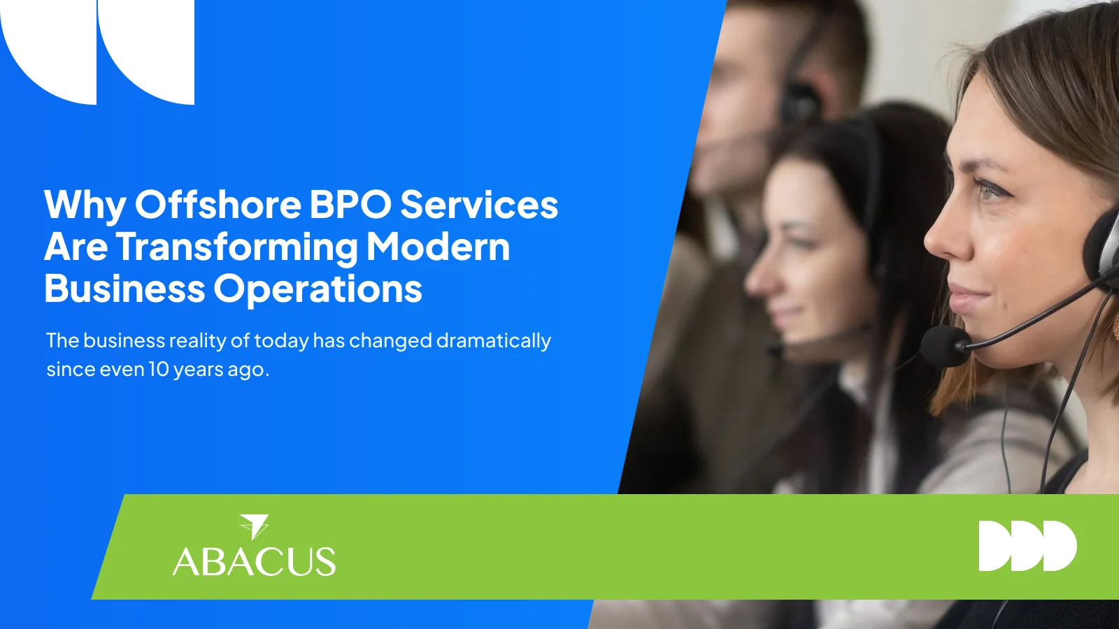 Why Offshore BPO Services Are Transforming Modern Business Operations
