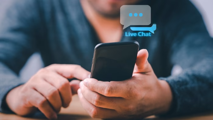 Live chat support