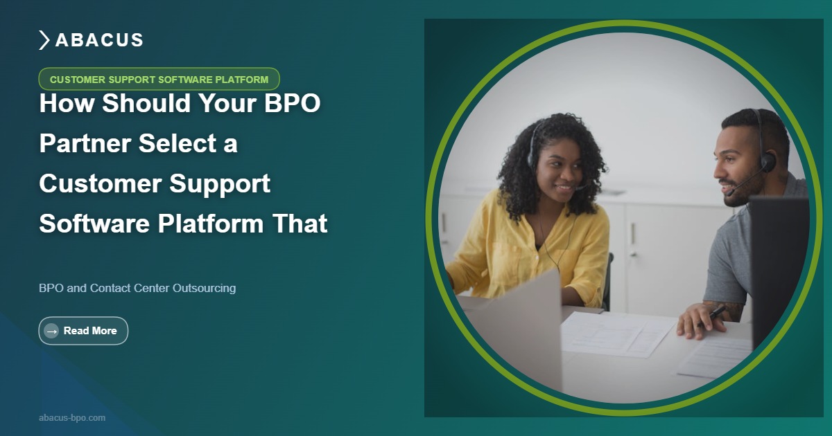 BPO agents working with a customer support software platform in a modern contact center