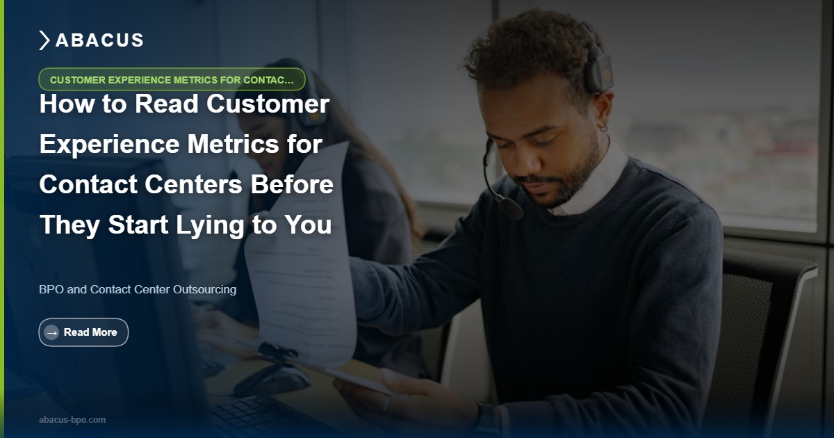 Contact center team reviewing customer experience metrics for contact centers on dashboard screens