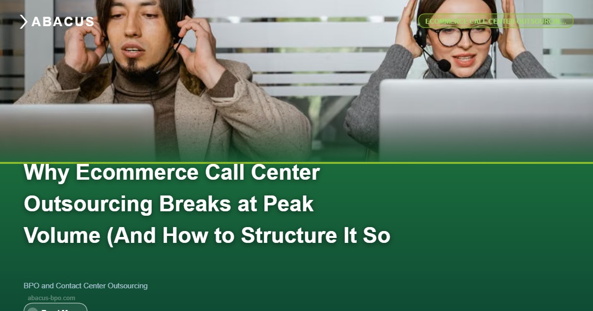 Ecommerce call center outsourcing agent routing and queue architecture setup