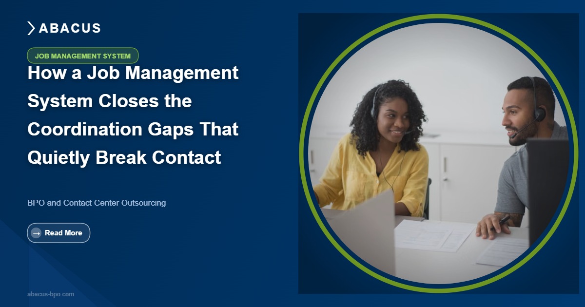 Contact center team using a job management system to coordinate blended agent task assignments