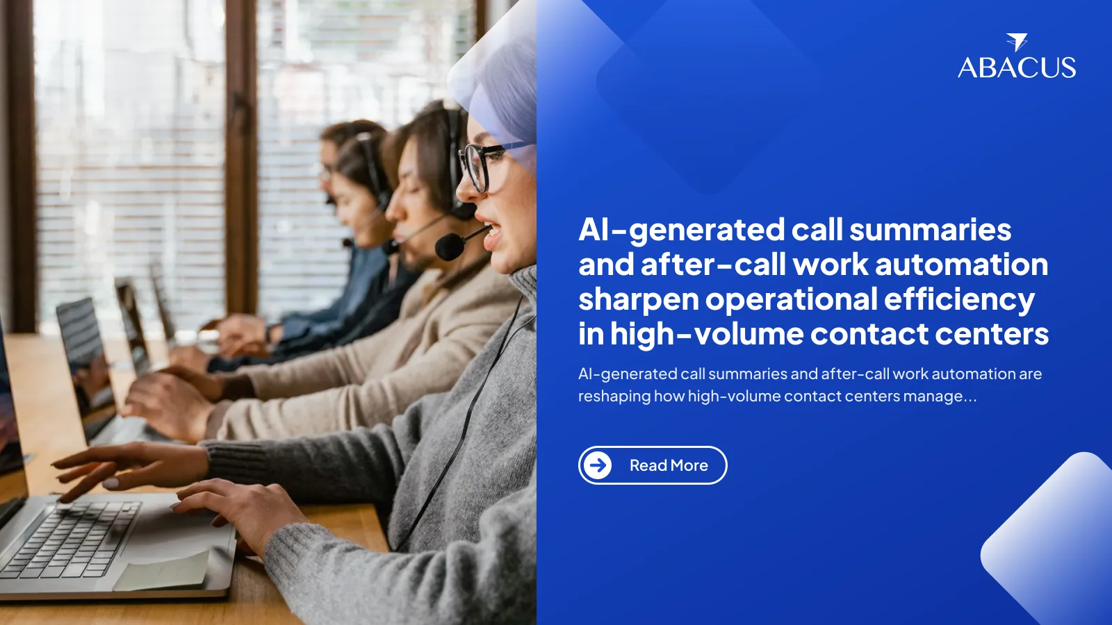 AI-generated call summaries and after-call work automation dashboard in a contact center