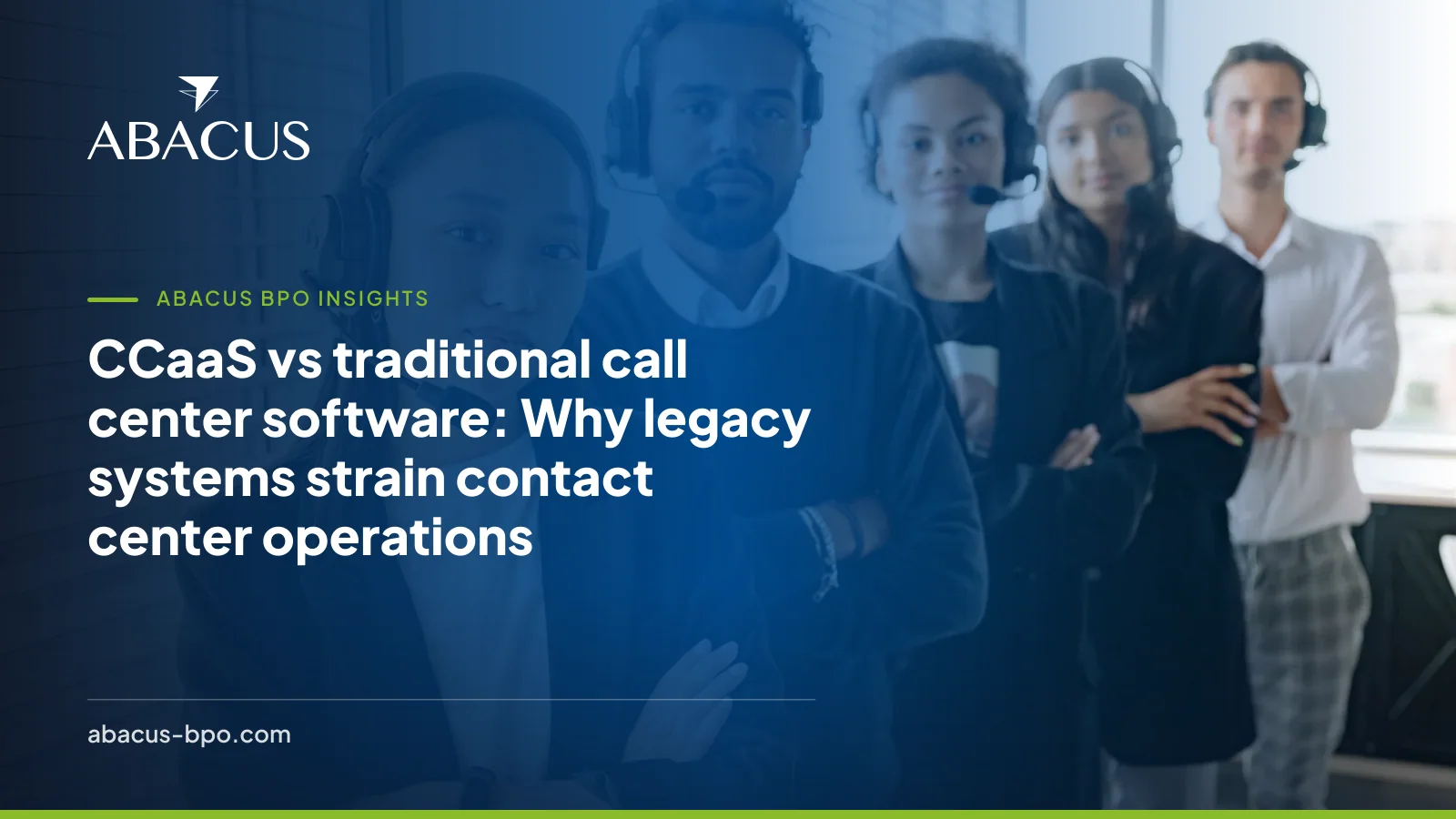 CCaaS vs traditional call center software infrastructure diagram side by side
