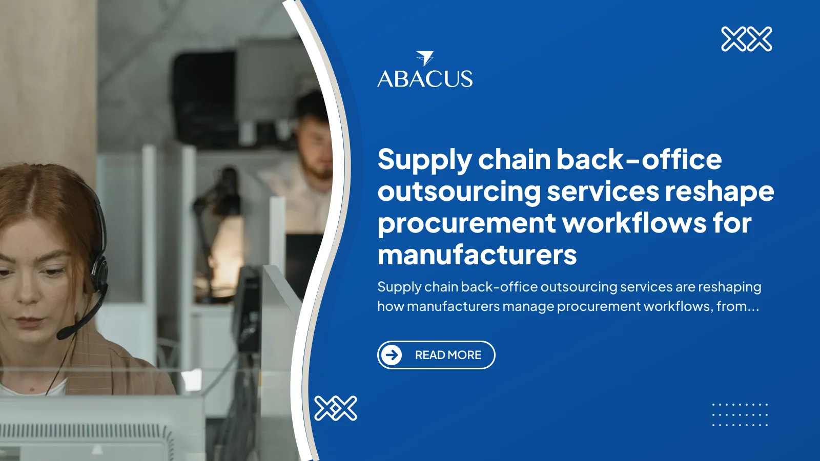 supply chain back-office outsourcing services workflow diagram in a manufacturing facility