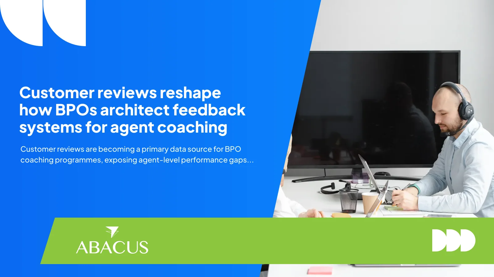 customer reviews dashboard showing agent performance feedback analysis in a contact centre