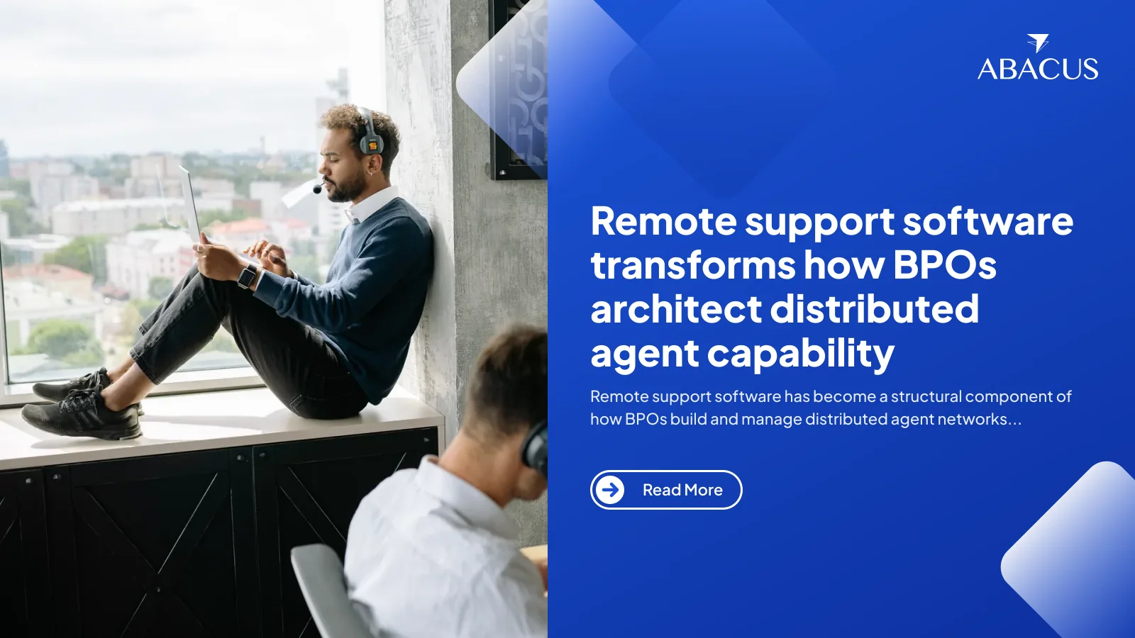 remote support software dashboard showing distributed agent activity across multiple BPO sites