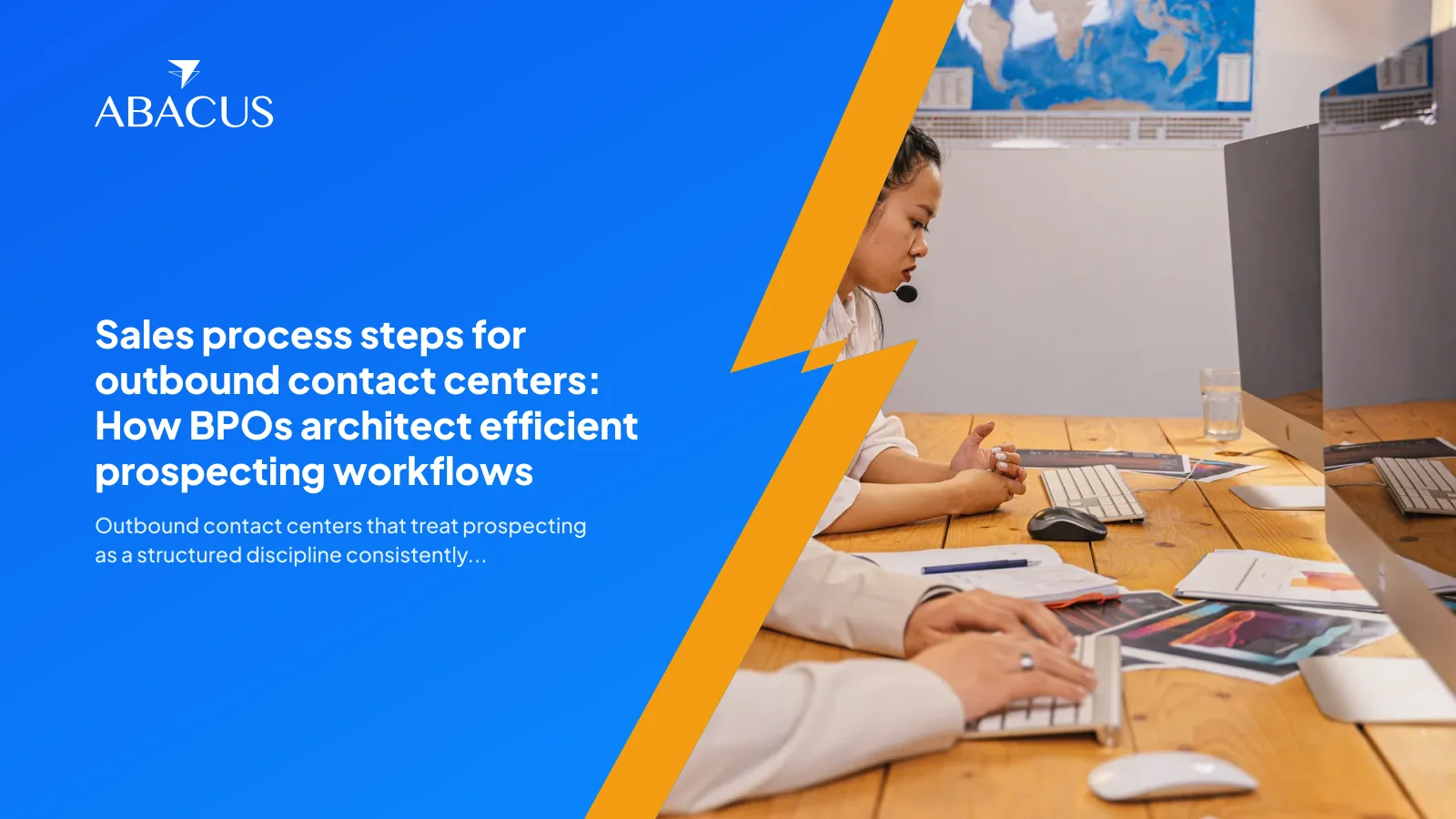 sales process steps outbound contact center prospecting workflow diagram