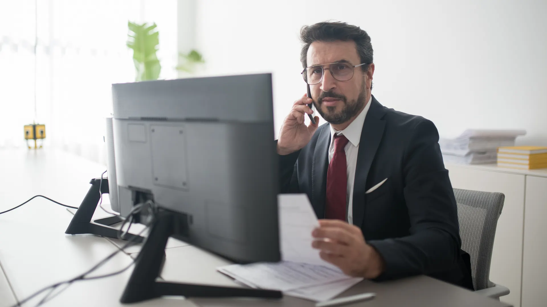 Confident businessman