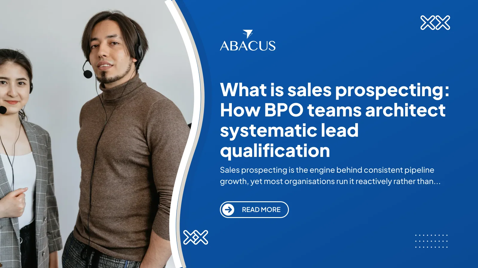 what is sales prospecting BPO team reviewing lead qualification workflow
