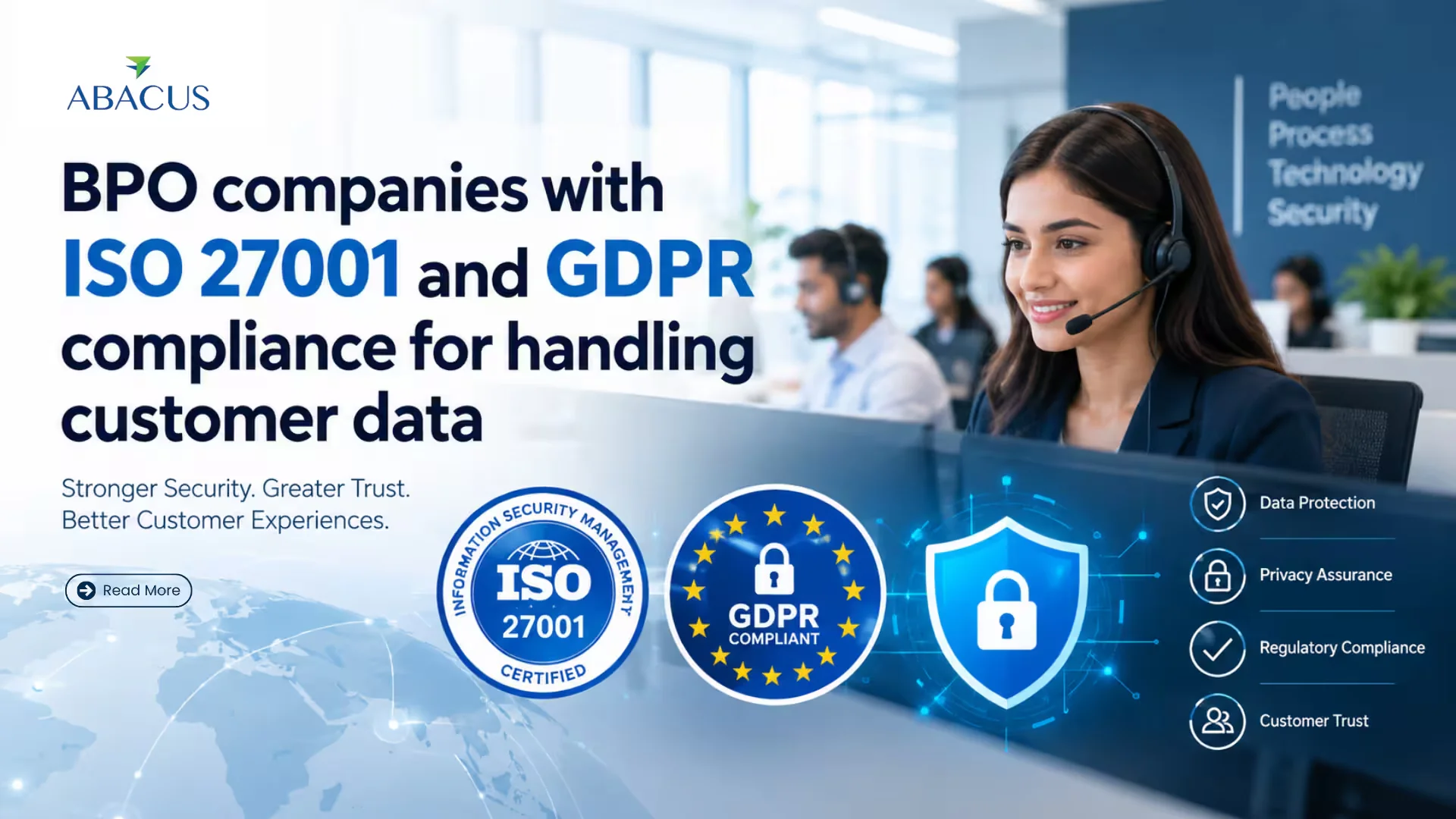 BPO Companies with ISO 27001 and GDPR Compliance for Handling Customer Data