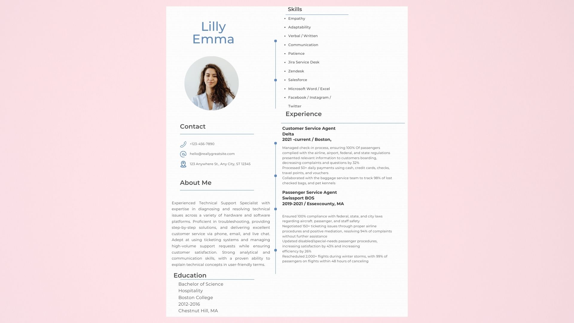 Customer Service Resume