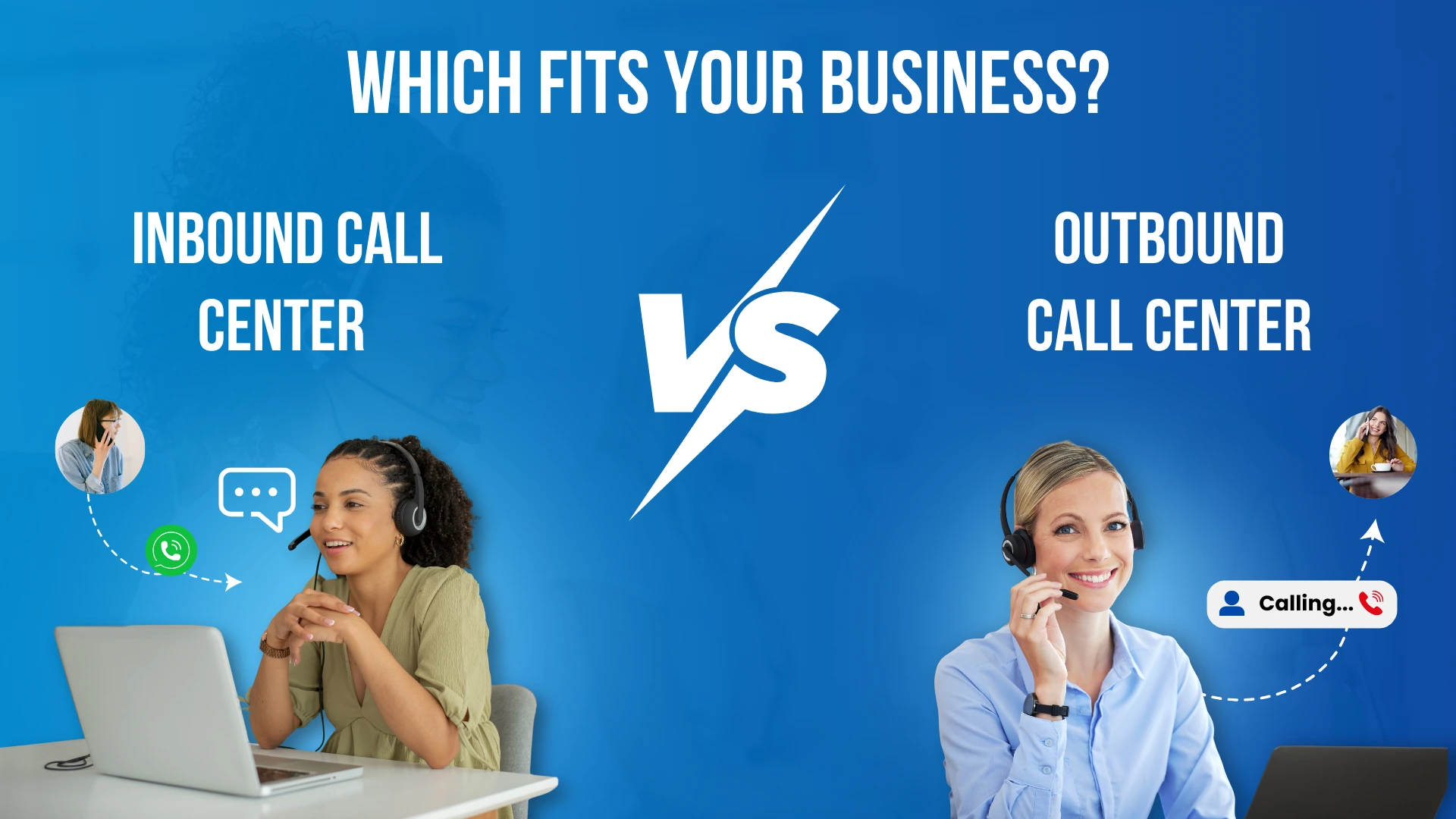 Inbound vs Outbound Call Center